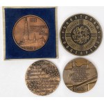 Medale o tematyce religijnej 1982-1992 - zestaw (4szt)