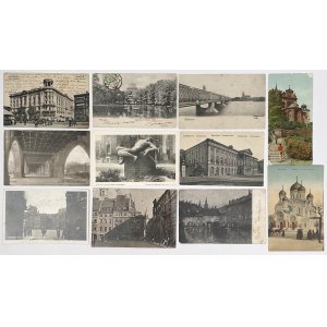 Zabory i II RP, Pocztówki - Warszawa - zestaw (11szt)