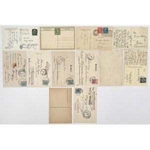 Europa, Głównie Wiedeń, Pocztówki XIX/XX w. - niektóre wypisane po polsku - zestaw (12szt)