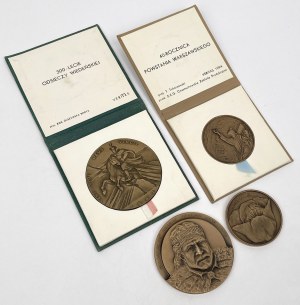 Médailles commémoratives 1983-1987 - dont VERITAS - set (4pcs)