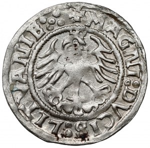 Sigismund I the Old, Half-penny Vilnius 1521 - SIGISMVANDI error