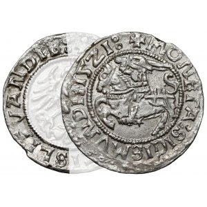 Zygmunt I Stary, Półgrosz Wilno 1521 - bez dwukropka po DVCIS