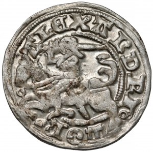 Alexandre Jagellon, demi-penny de Vilnius - Gothique - double cercle