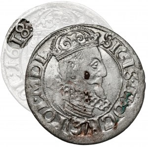 Sigismond III Vasa, 3 crores Cracovie 1618 - rare