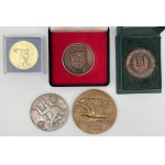 Polska i Niemcy, Medale o tematyce sportowej 1936-1993 - zestaw (5szt)
