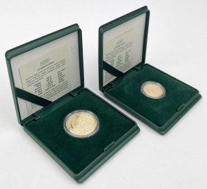 100 and 200 zloty 2000 Gniezno Convention - set (2pcs)