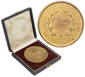 Médaille de prix Rome 1926 - D. Grünberg, Lodz