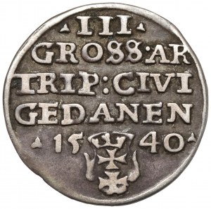 Sigismond Ier le Vieux, Trojak Gdansk 1540
