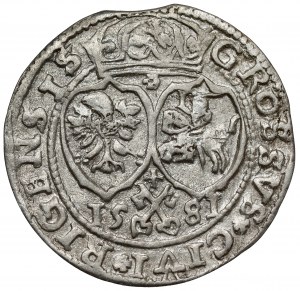 Stefan Batory, Penny Riga 1581 - boucliers