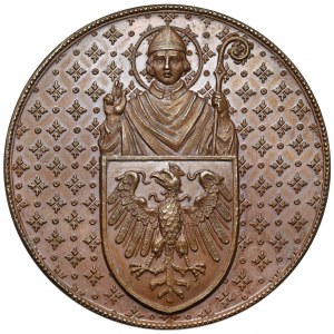 Medal, Kraków 1887 - Otwarcie Collegium Novum Uniwersytetu Jagiellońskiego