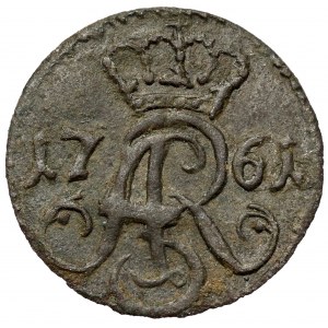 August III Sas, Szeląg Toruń 1761 - cztery rozety