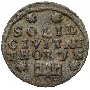 August III Sas, Szeląg Toruń 1761 - cztery rozety