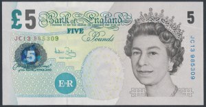 United Kingdom, 5 Pounds 2002