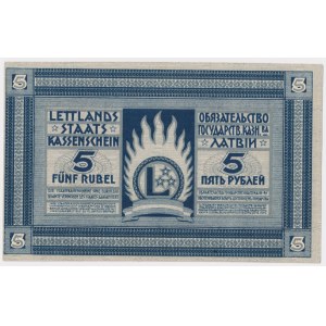 Łotwa, 5 Rubli 1919 - H