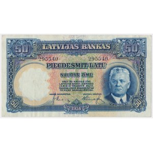 Łotwa, 50 Latu 1934