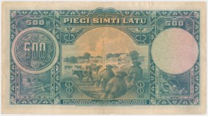Latvia, 500 Latu 1929