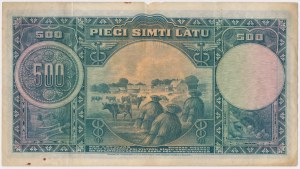 Latvia, 500 Latu 1929