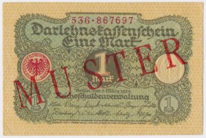 MUSTER, Germany, 1 Mark 1920