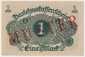 MUSTER, Germany, 1 Mark 1920