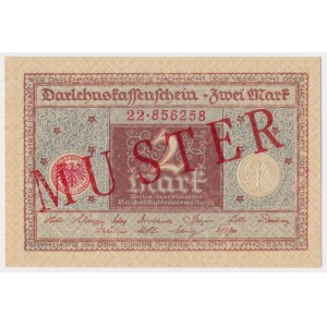 Niemcy, 2 Mark 1920 - MUSTER