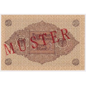 Niemcy, 2 Mark 1920 - MUSTER
