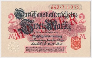 MUSTER, Germany, 2 Mark 1914