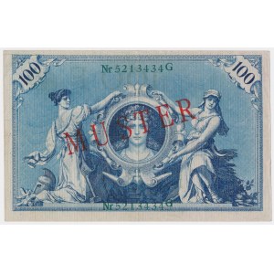 Niemcy, 100 Mark 1908 - MUSTER