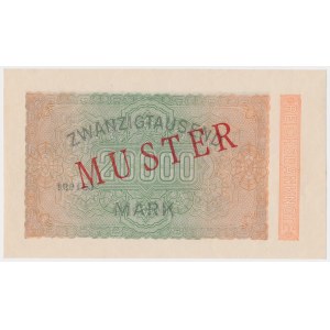 Niemcy, 20.000 Mark 1923 - MUSTER