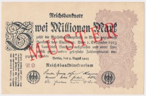 MUSTER, Germany, 2 million Mark 1923