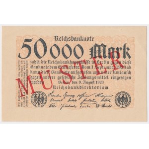Niemcy, 50.000 Mark 1923 - MUSTER