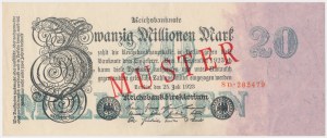MUSTER, Germany, 20 million Mark 1923
