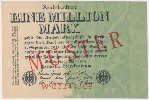 MUSTER, Allemagne, 1 million de marks 1923