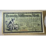 Allemagne, Vereinigung der Industriellen von Düren, 20 Millionen Mark 1923 - Numéro LOW 000006