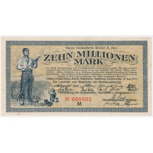 Niemcy, 10 mln Mark 1923 - 000005 - NISKI numer