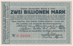 Germany, 2 trillion Mark 1923 - 00009 - LOW number