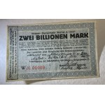 Allemagne, 2 billions de Mark 1923 - 00009 - Numéro LOW