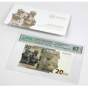 20 zł 2022 Ochrona Polskiej Granicy Wschodniej - RP - ex. Parchimowicz