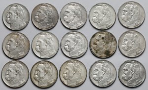 Pilsudski 10 zloty 1935-1937 - set (15pcs)