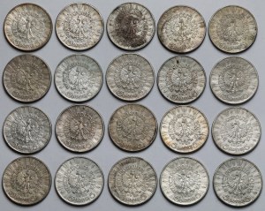 Piłsudski 5 zloty 1934-1936 - set (20pcs)
