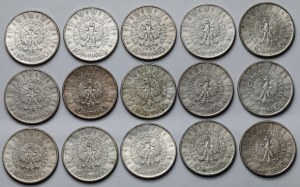 Piłsudski 10 zloty 1935 - set (15pcs)