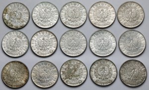 Piłsudski 10 zloty 1936 - set (15pcs)