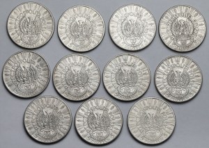 Strzelecki, Piłsudski 5 zloty 1934 - set (11pcs)