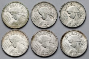 Femme et oreilles 2 or 1924-1925 - set (6pcs)