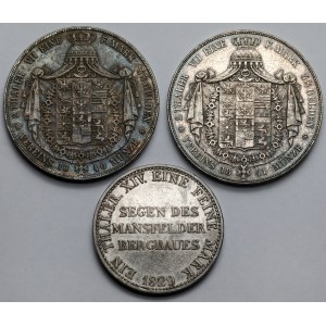 Niemcy, Prusy, 1-2 talary 1829-1841 - zestaw (3szt)