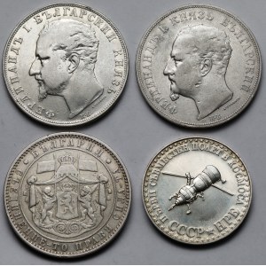 Bułgaria, 5-10 leva 1885-1979 - zestaw (4szt)
