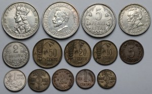Lithuania, 1 centas - 10 litas 1925-1938 - including Smetona - set (14pcs)