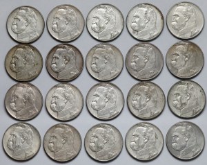 Piłsudski 10 zloty 1935-1937 - set (20pcs)
