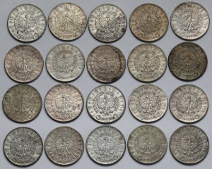 Pilsudski 5 zloty 1934-1936 - set (20pcs)
