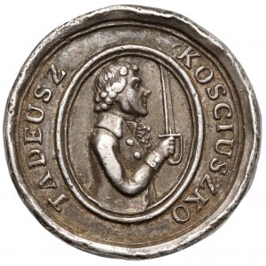 Medal 1820, z okazji śmierci śmierci Tadeusza Kościuszko 1817