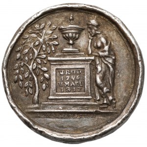 Medal 1820, z okazji śmierci śmierci Tadeusza Kościuszko 1817
